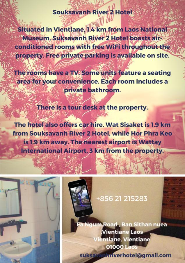 Suksavanh River 2 Hotel Ban Nongdouang Bagian luar foto